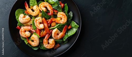 Chinese cuisine shrimp and ...