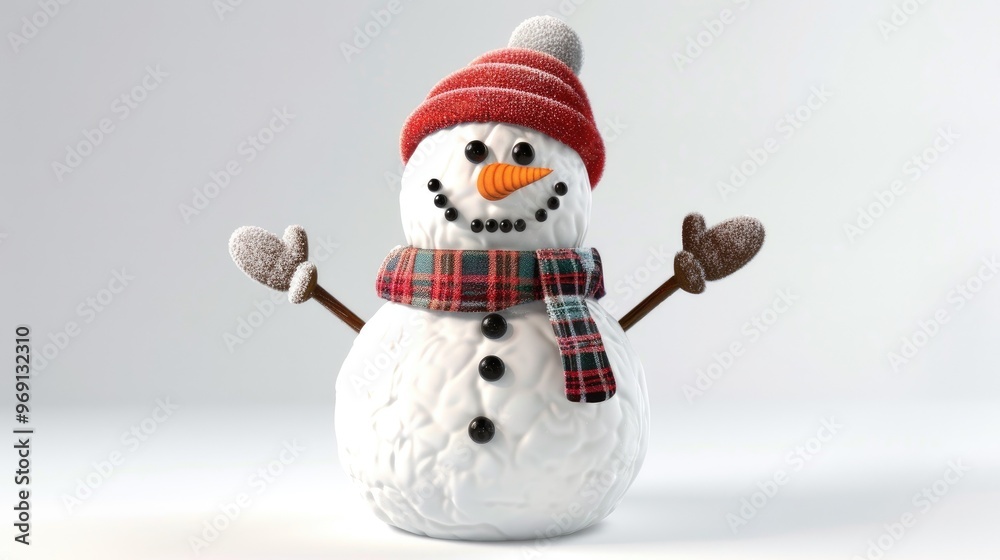 snowman on the snow snowman on the snow