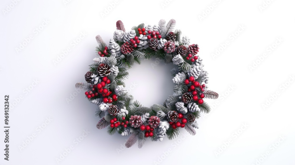 christmas wreath isolated on white christmas wreath isolated on white