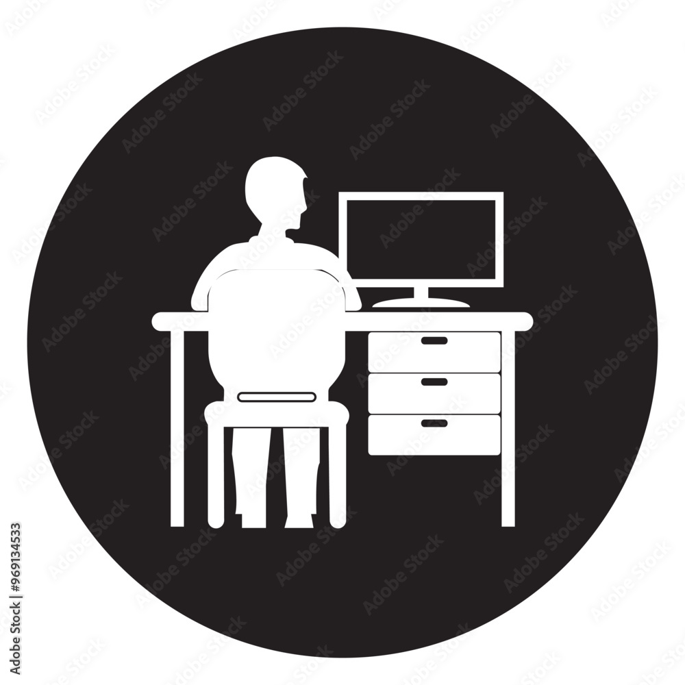 work from home logo template work from home logo template