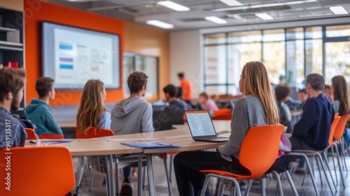Students in Classroom.