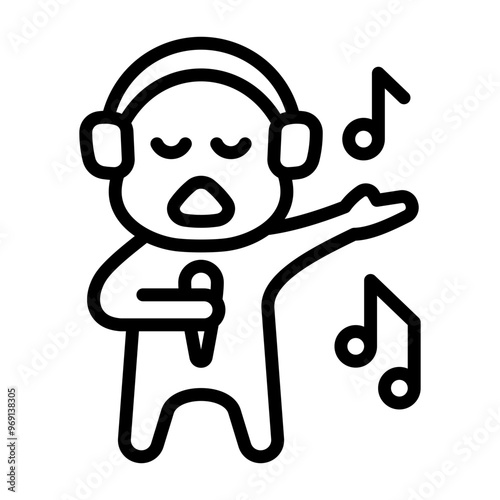 Singing Icon