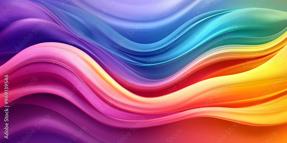 Abstract colorful wave rainbow background illustration Abstract colorful wave rainbow background illustration