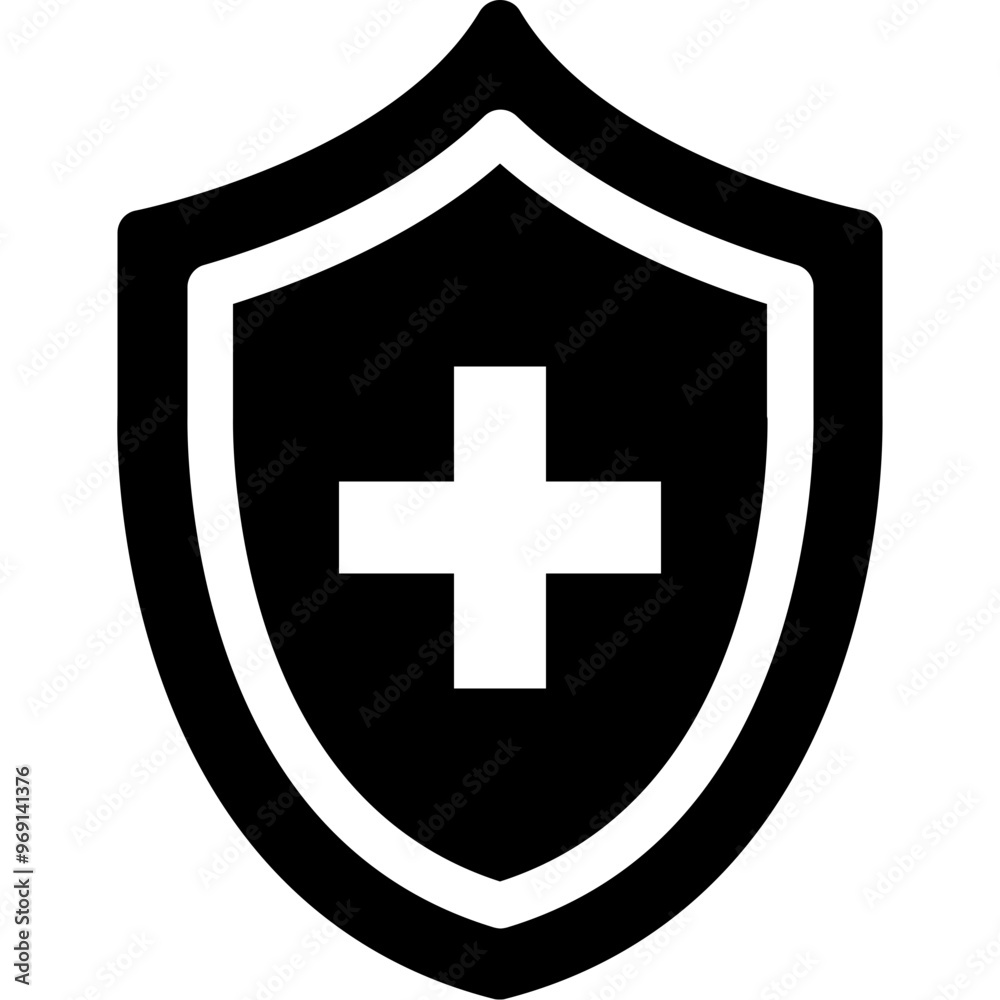 Fototapeta premium Simple vector icon pharmacy sign