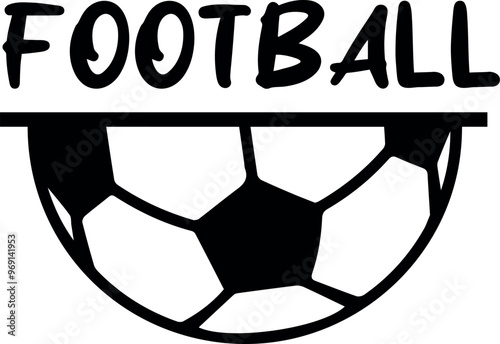 Football. Soccer sport game vector illustration