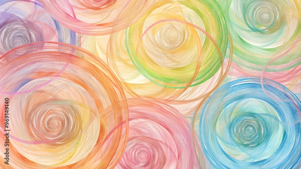Abstract background with colorful circles Abstract background with colorful circles