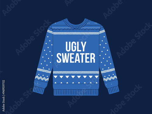 Ugly Sweater vector illustration