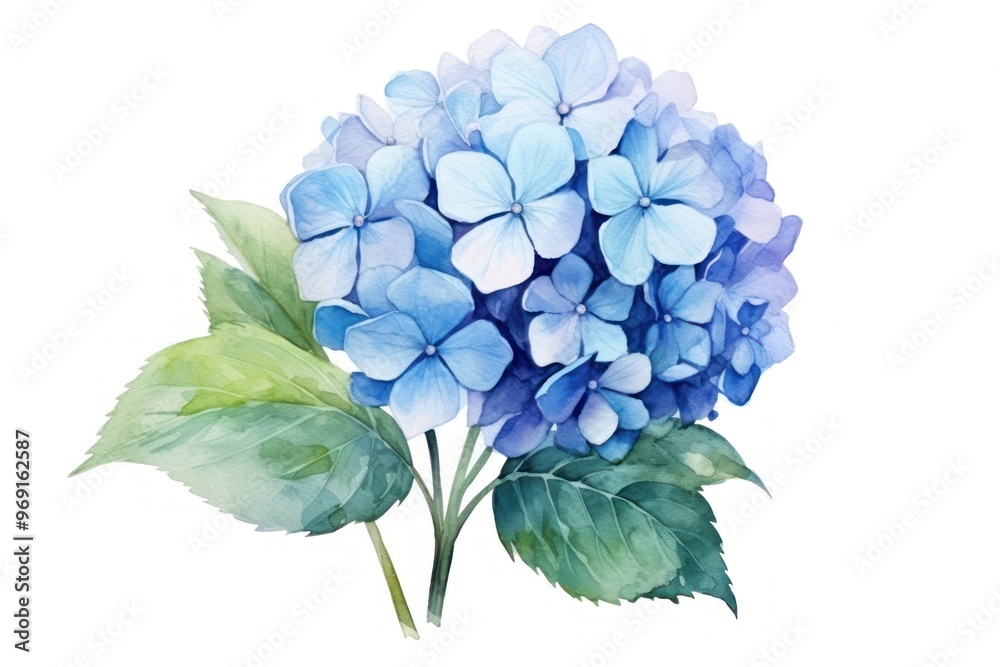 Flower hydrangea plant leaf. Flower hydrangea plant leaf.