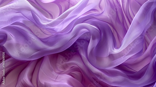 stunning abstract design highlighting the beauty of semitransparent lilac silk fabric, offering a graceful and immersive background for creative projects