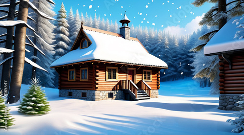 Wallpaper Mural house in the mountains, house in the mountains
 Torontodigital.ca