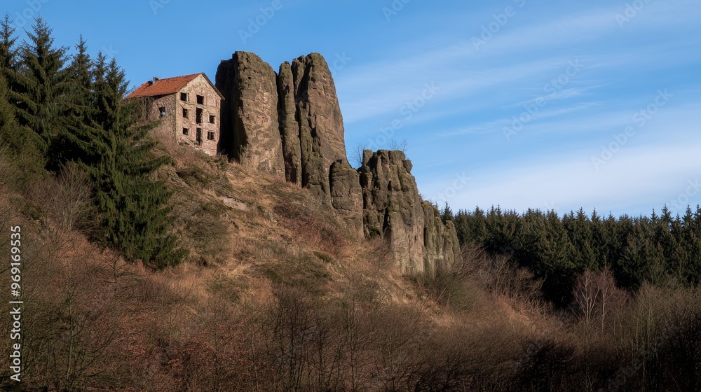 In a secluded kliff lie the ruins of the Burg Istein, a rural marvel between the Rheingraben and the Southern Black Forest. In a secluded kliff lie the ruins of the Burg Istein, a rural marvel between the Rheingraben and the Southern Black Forest.