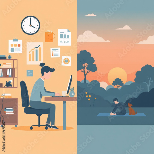 Striking the Balance: A Day in the Life of an Office Worker