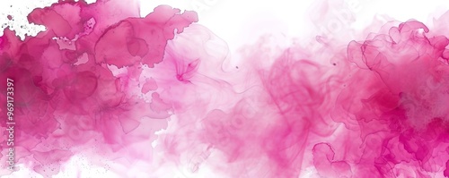 Abstract Pink Ink Swirls A Digital Art Composition, abstract art, pink art, ink art