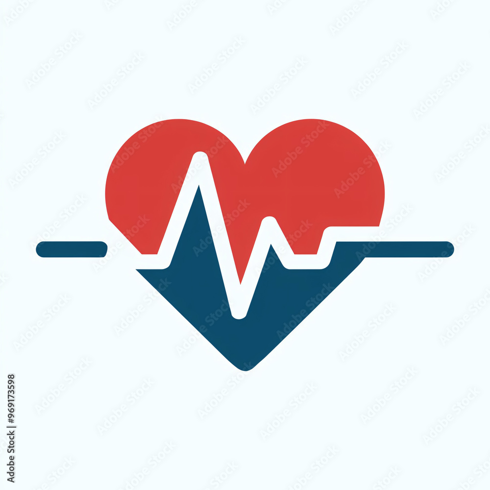 Heartbeat pulse rate medical icon vector illustration Heartbeat pulse rate medical icon vector illustration