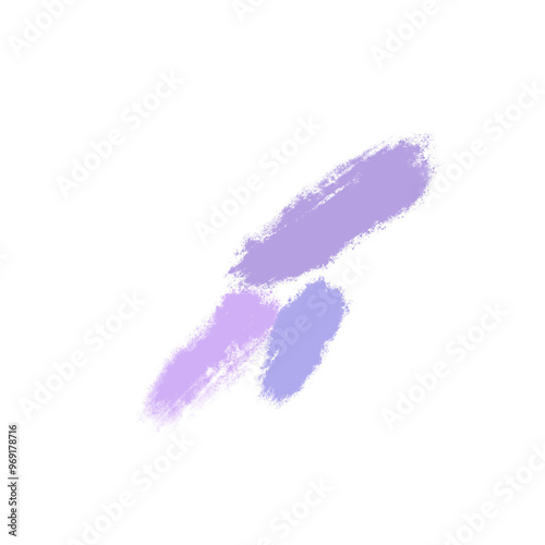 Pastel purple brushstroke stains