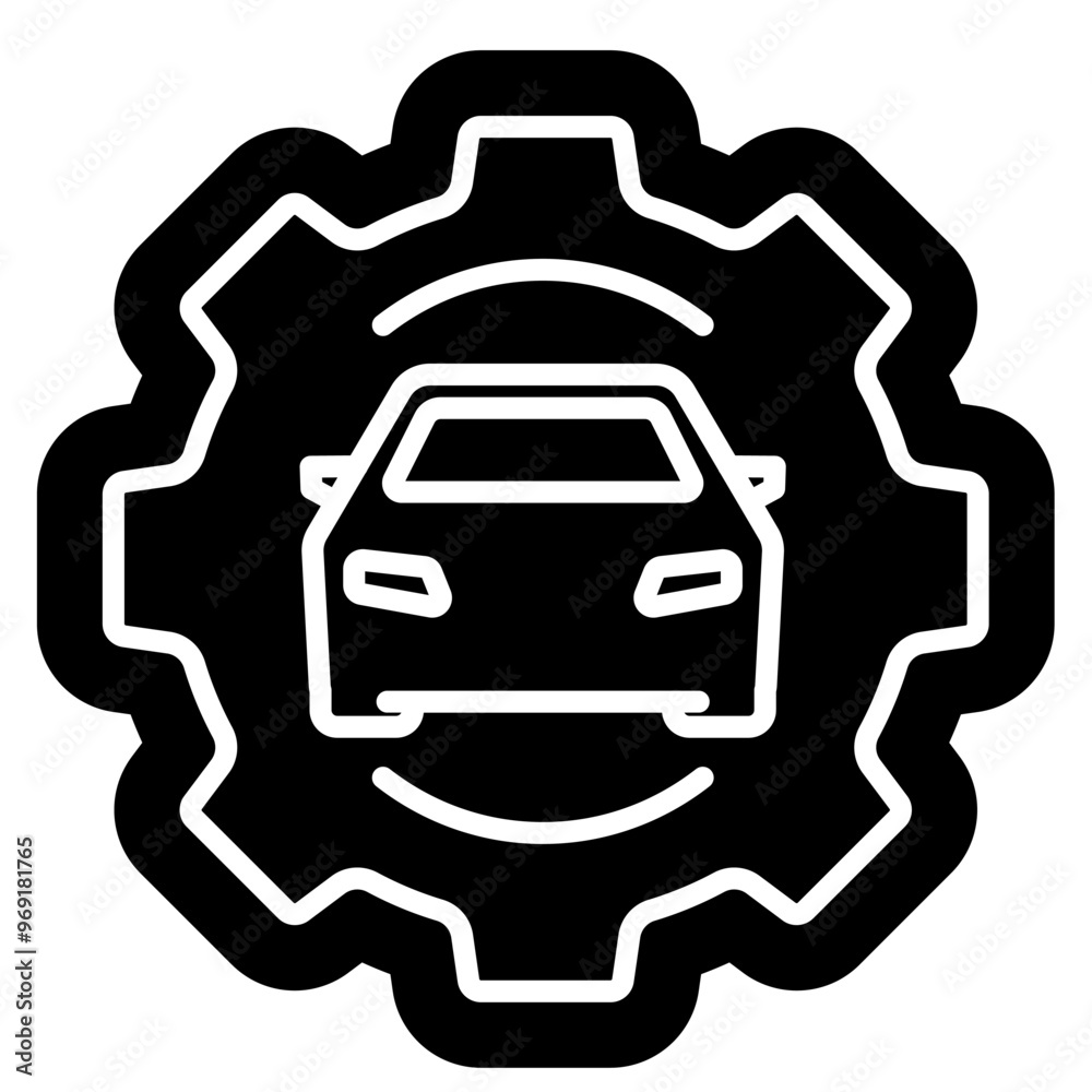 automotive of car service & maintance icon automotive of car service & maintance icon