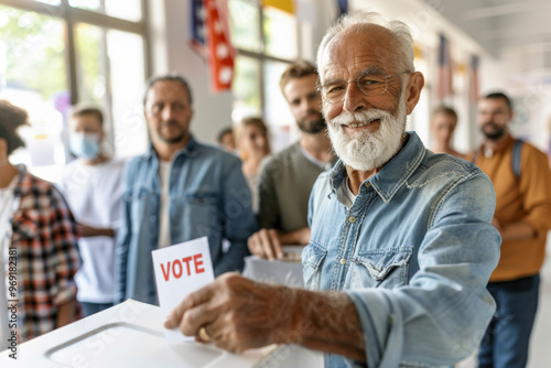 US_old_man_casting_his_ballot