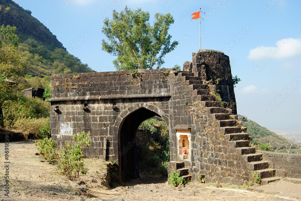 Bini Darvaja, Fort Purandar, Pune. Bini Darvaja, Fort Purandar, Pune.