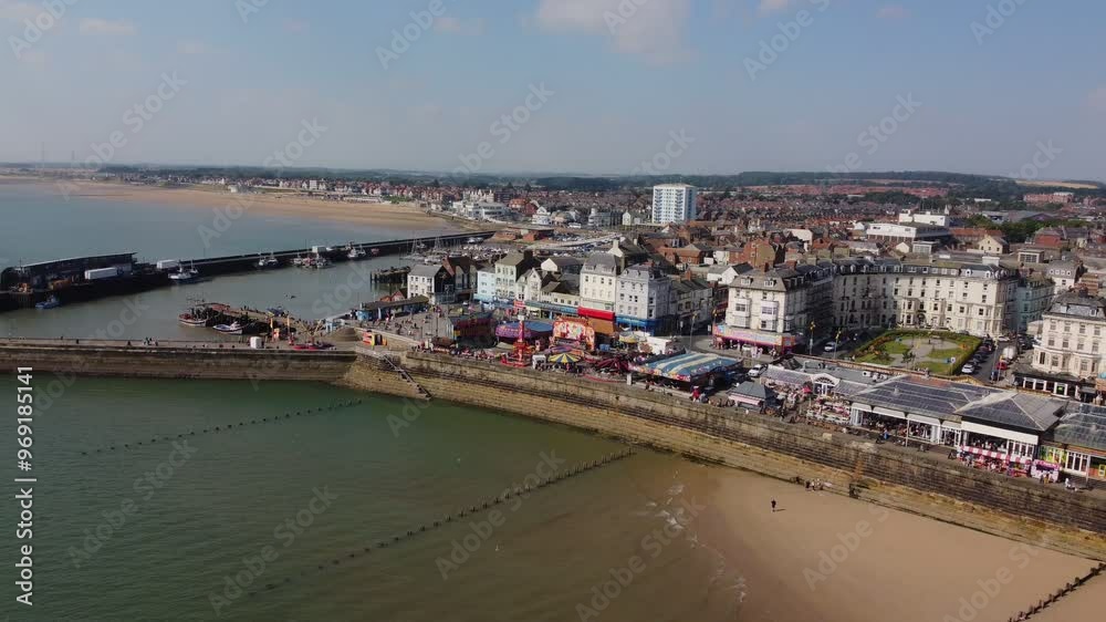East coast holiday, beach, fair, seaside setting. Bridlington.UK. East coast holiday, beach, fair, seaside setting. Bridlington.UK.