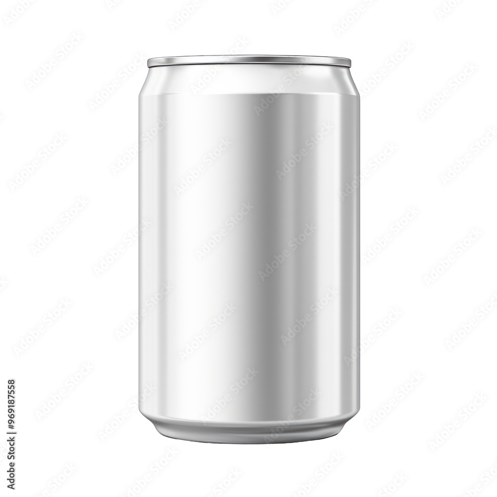 Aluminum Can on Isolated Background For Advertising Product Presentation. Metal Beverage Packaging Aluminum Can on Isolated Background For Advertising Product Presentation. Metal Beverage Packaging