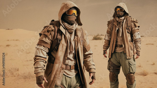 desertpunk clothing design 