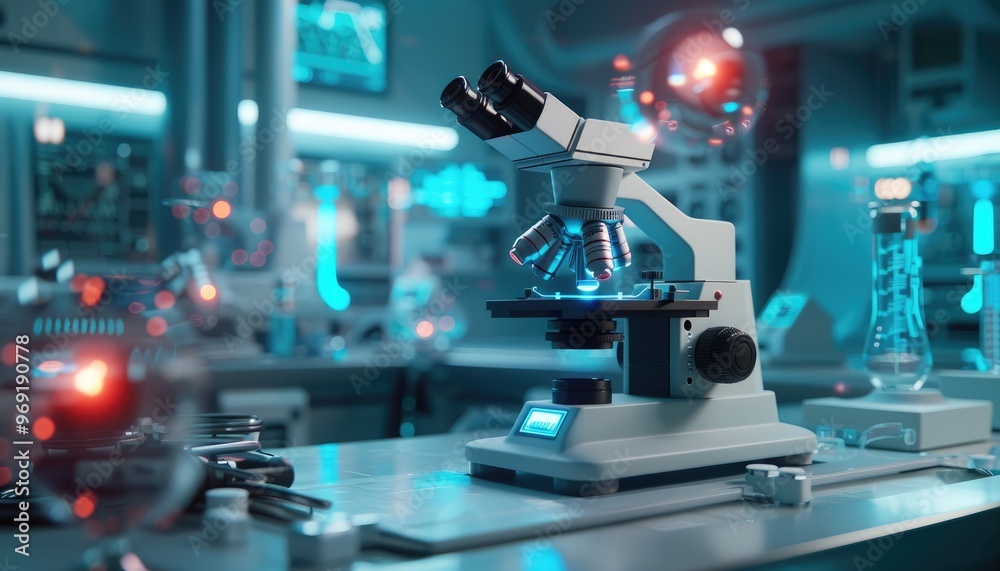 Microscope in a Modern Lab