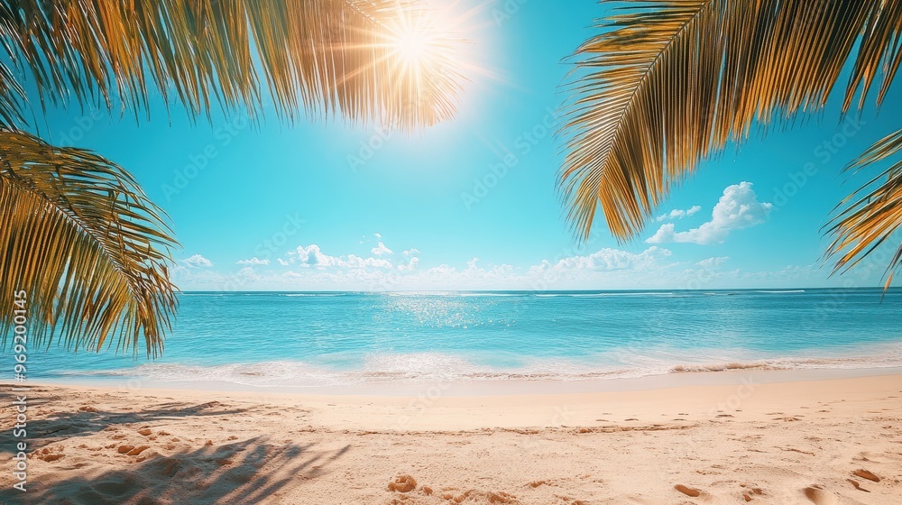 Fototapeta premium Tropical Beach Paradise