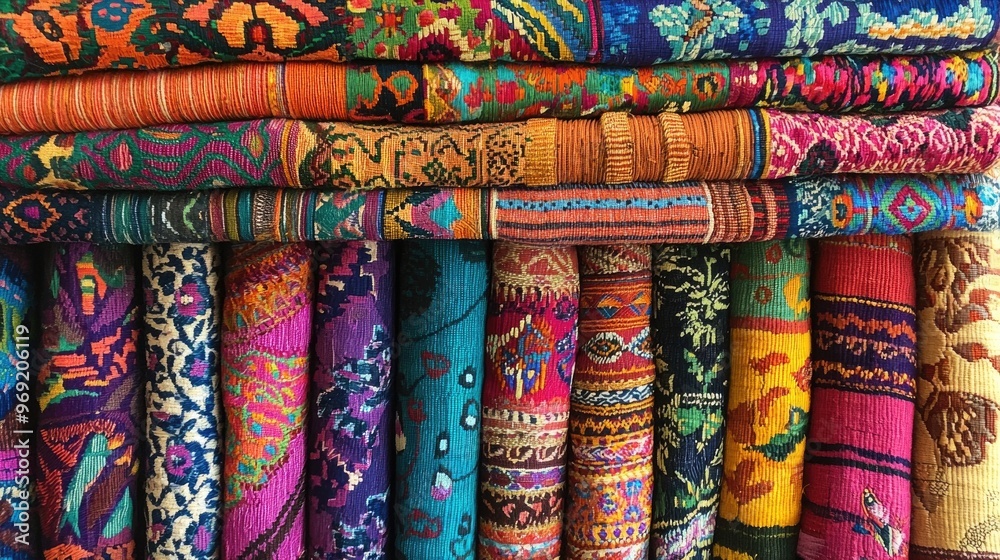 Vibrant Huipil weaving patterns from Guatemala Vibrant Huipil weaving patterns from Guatemala