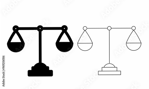 A balance, also known as a balance or balance, is a basic instrument used to measure the mass of an object. Based on the principle of balance, two pans or platforms are suspended from a central beam o
