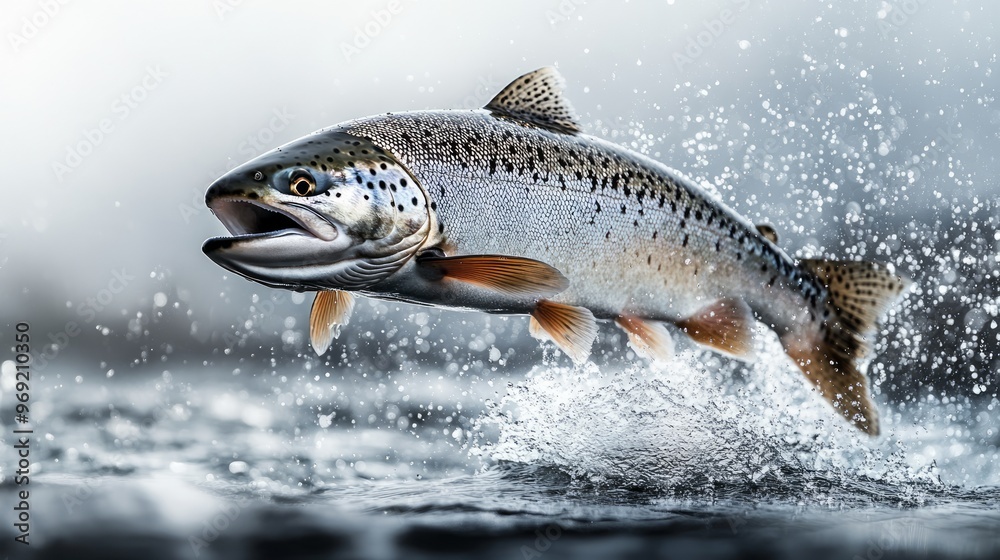 Salmon Leaping Out of the Water Salmon Leaping Out of the Water