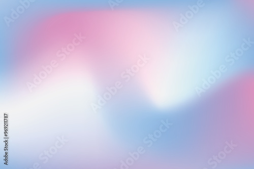 Color gradient background. Blurred light fuzz colorful gradient background. Vector soft horizontal backdrop	