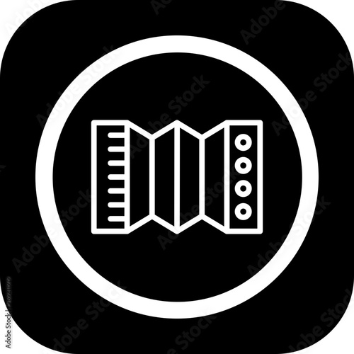 Accordian Vector Icon Design