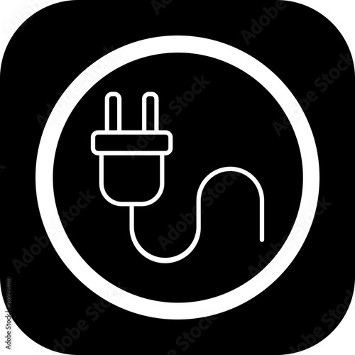 Plug Vector Icon Design