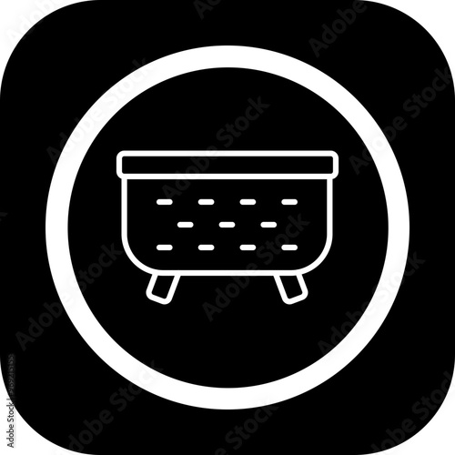 Tub Vector Icon Design