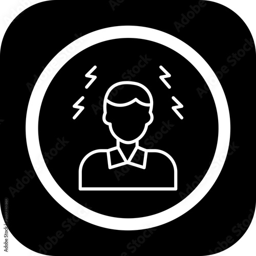 Headache Vector Icon Design