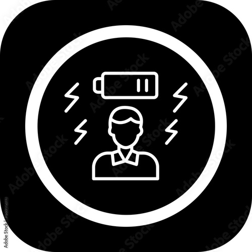 Tired Vector Icon Design