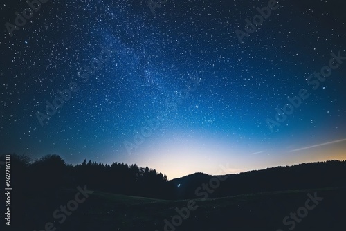 Night Sky with a Blanket of Stars