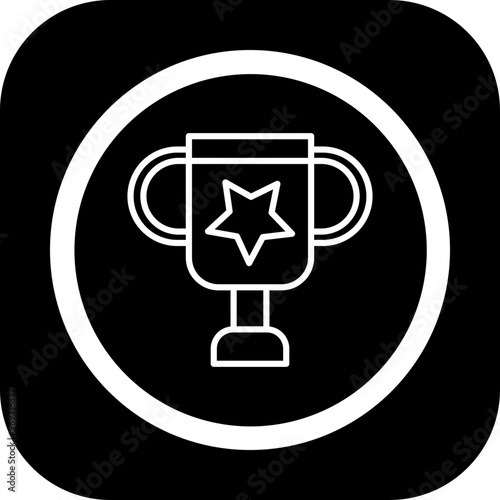 Trophy Vector Icon Design