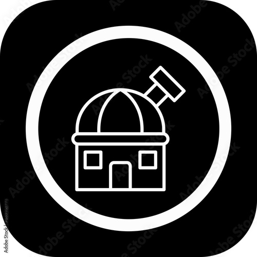 Observatory Vector Icon Design