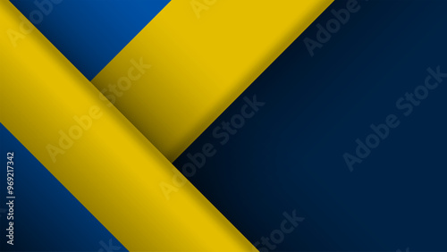 Edge background Ukraine graphic and label.