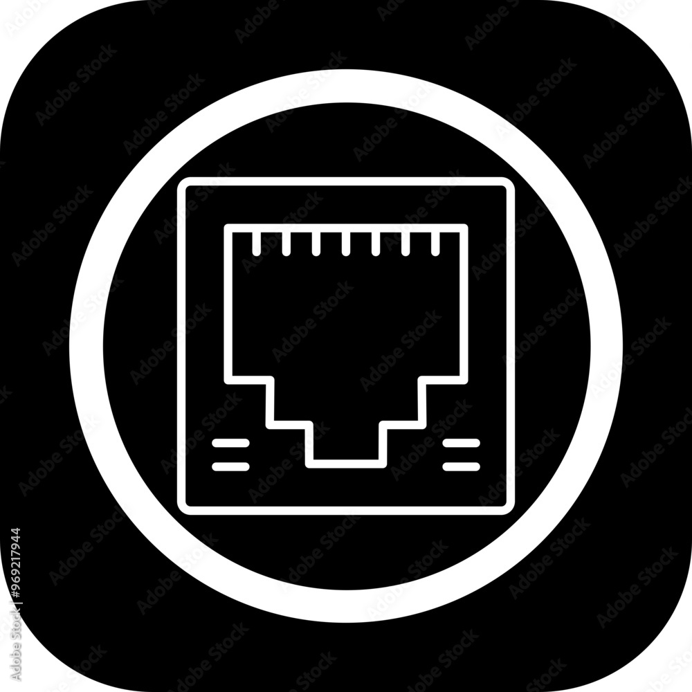 Ethernet Vector Icon Design