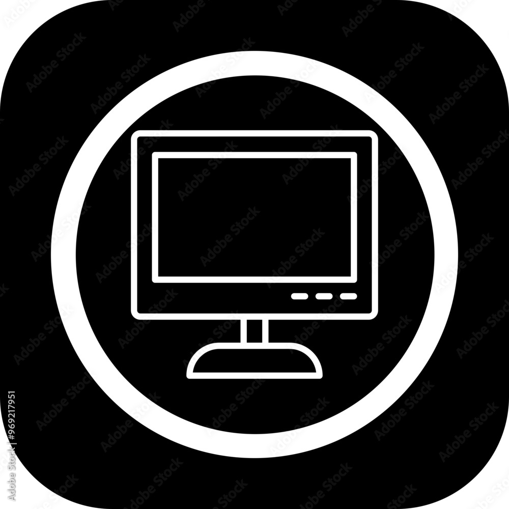 Lcd Vector Icon Design