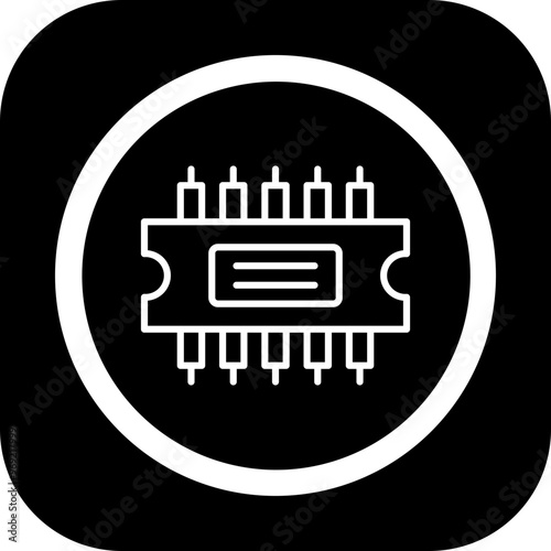 Rom Vector Icon Design