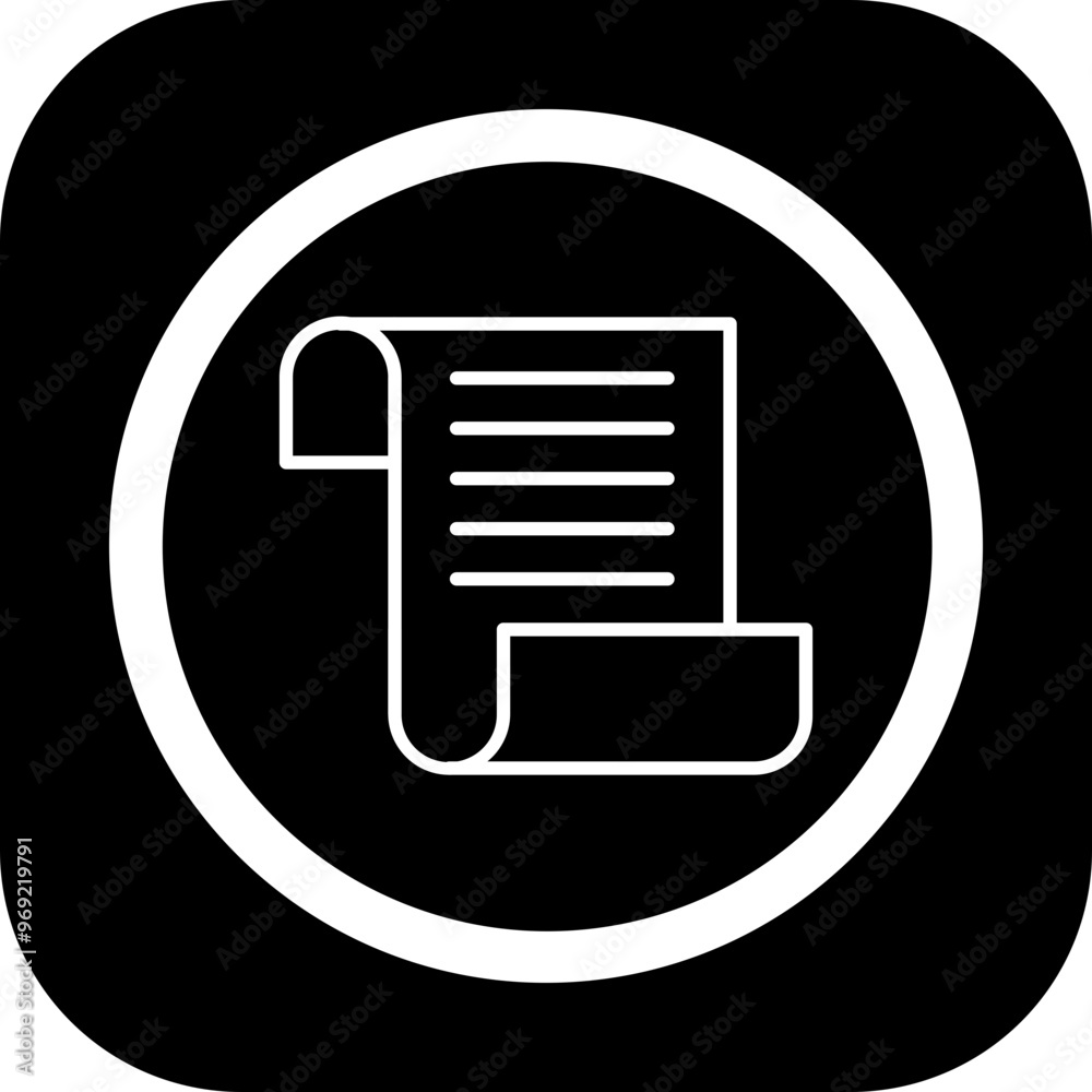 Scroll Vector Icon Design Scroll Vector Icon Design