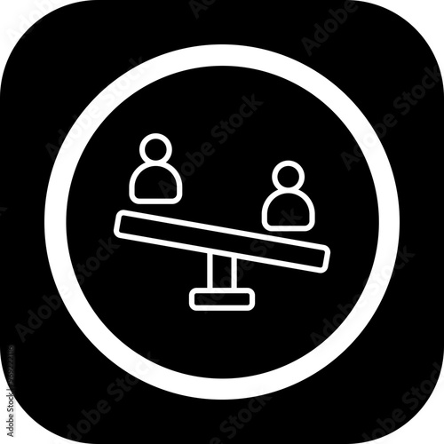 Balance Vector Icon Design