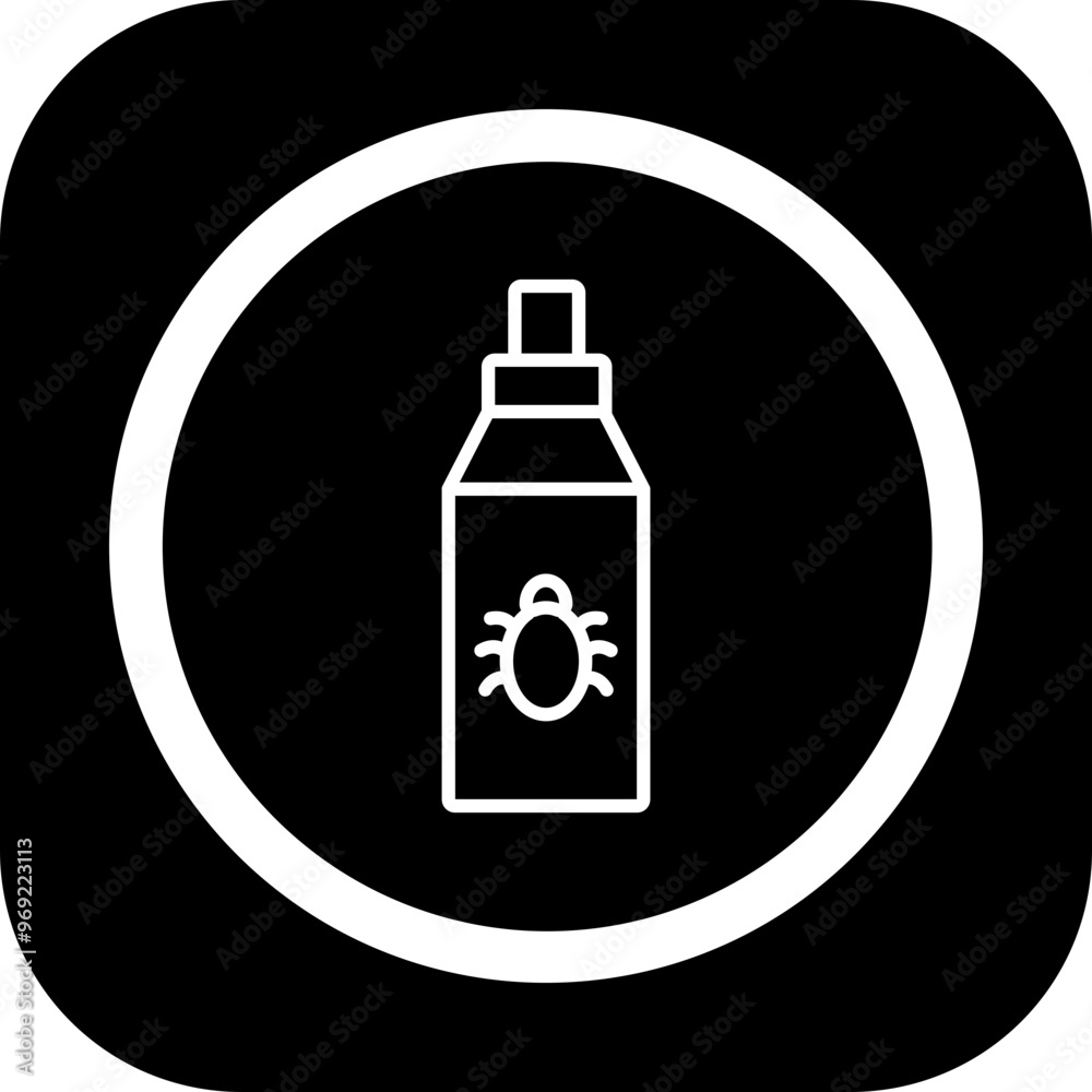 Bug Repellent Vector Icon Design Bug Repellent Vector Icon Design