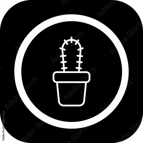 Cactus Vector Icon Design