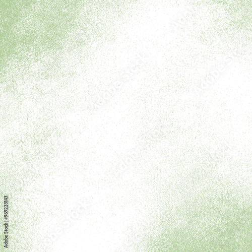 Artistic frame overlay with vintage green grain texture