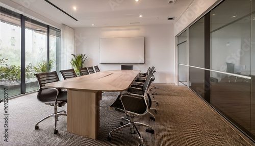 Salle de réunion d'entreprise vide