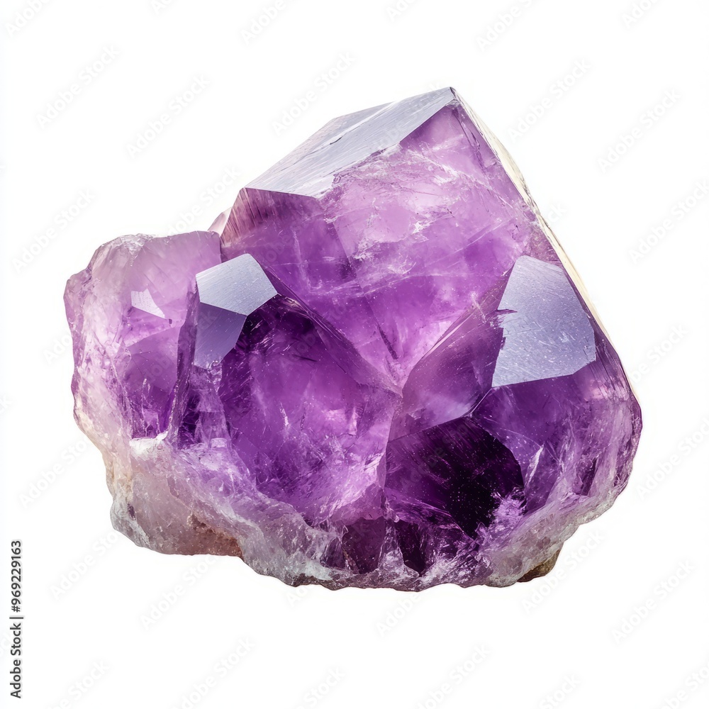An raw amethyst crystals gemstone, Mysterious purple amethyst quartz crystal abstract. isolated on white background. An raw amethyst crystals gemstone, Mysterious purple amethyst quartz crystal abstract. isolated on white background.